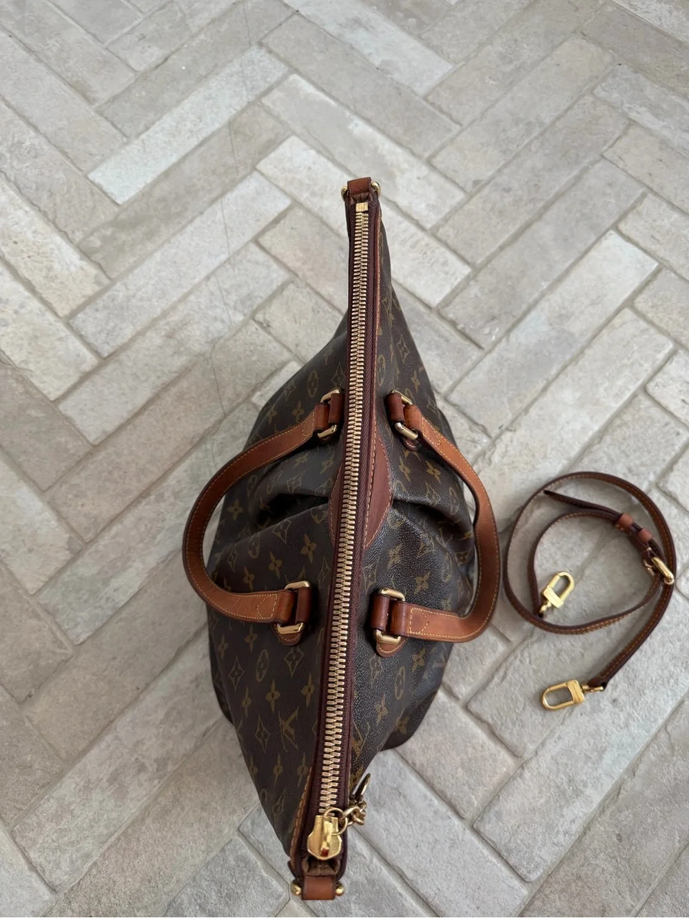 Louis Vuitton Palermo PM Monogram Canvas 2 Way Tote Shoulder Bag